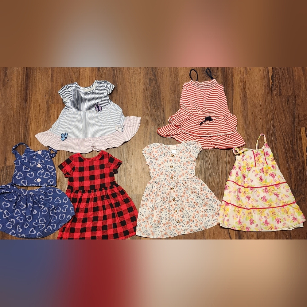 Girls Sz 5 Lot of 6 Dresses From NWOT to Gently Worn